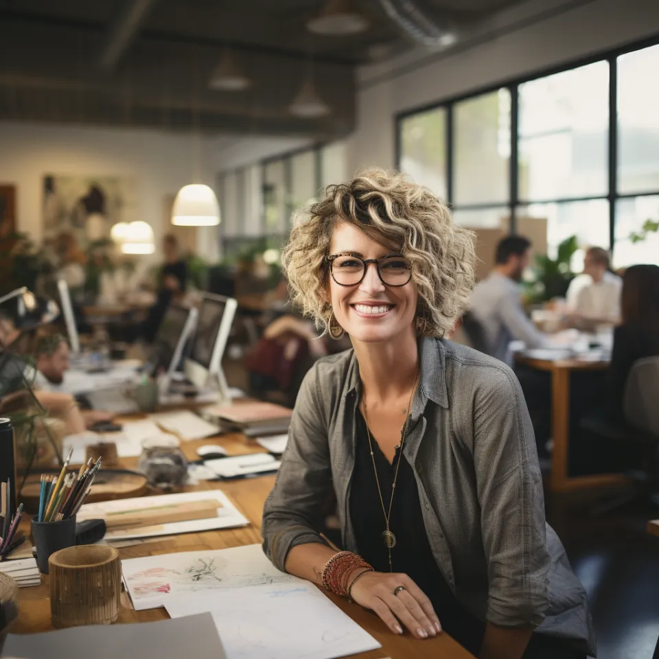 Portrait femme auteure écrivaine